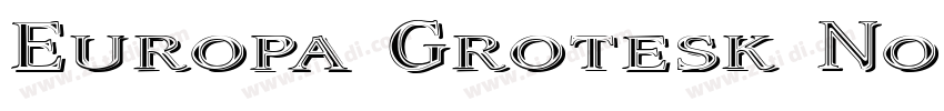 Europa Grotesk No 2字体转换